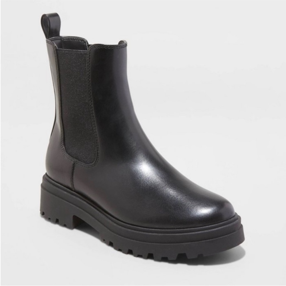 A New Day Black Ankle Boots